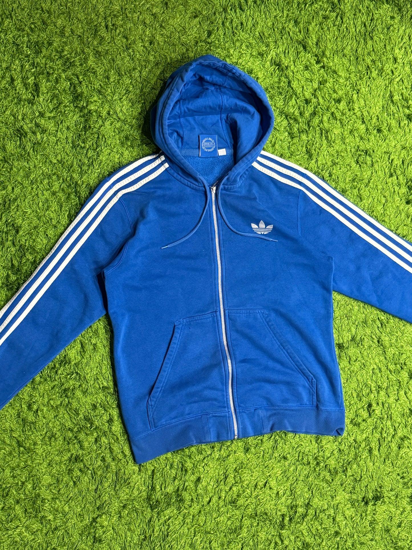 Bluza rozpinana niebieska Adidas Originals firebird hoodie