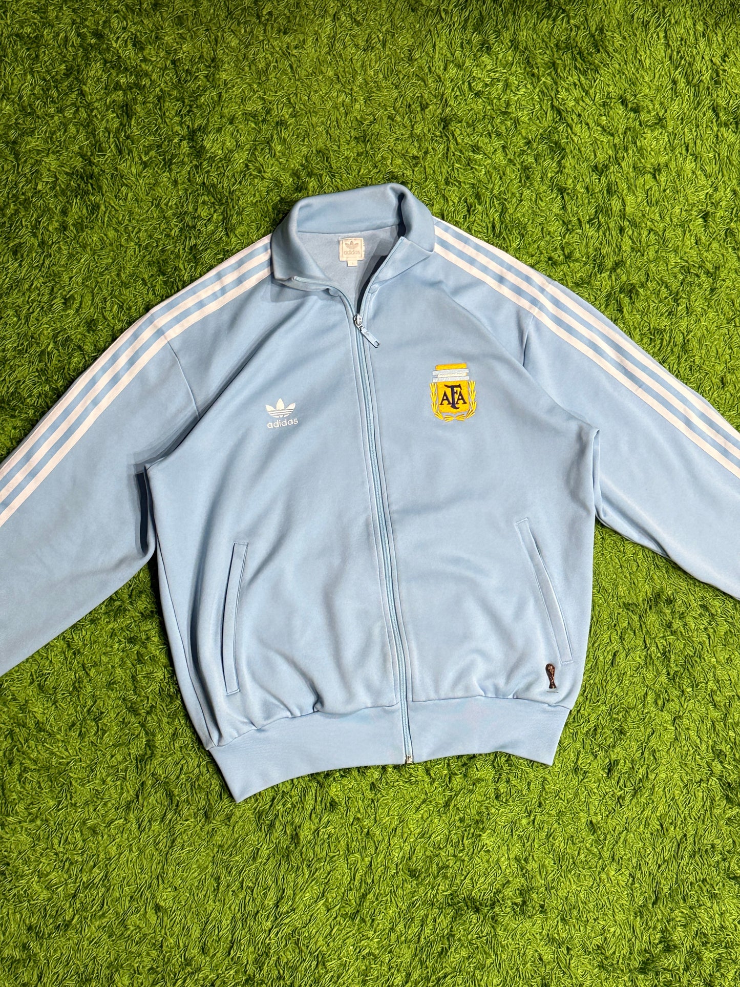 Bluza rozpinana błękitna Adidas Originals Firebird y2k rare