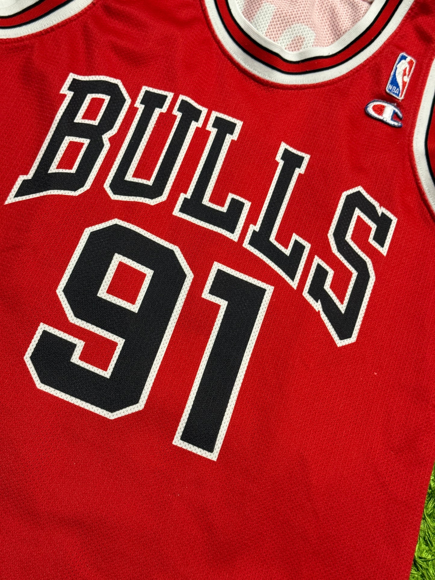 Koszulka koszykarska Chicago Bulls x Champion Dennis Rodman