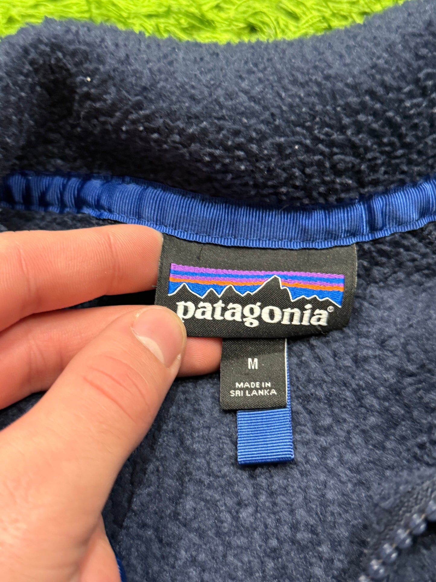 Polar granatowy Patagonia outdoor fleece