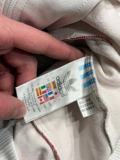 Bluza rozpinana biała Adidas Originals Firebird y2k rare