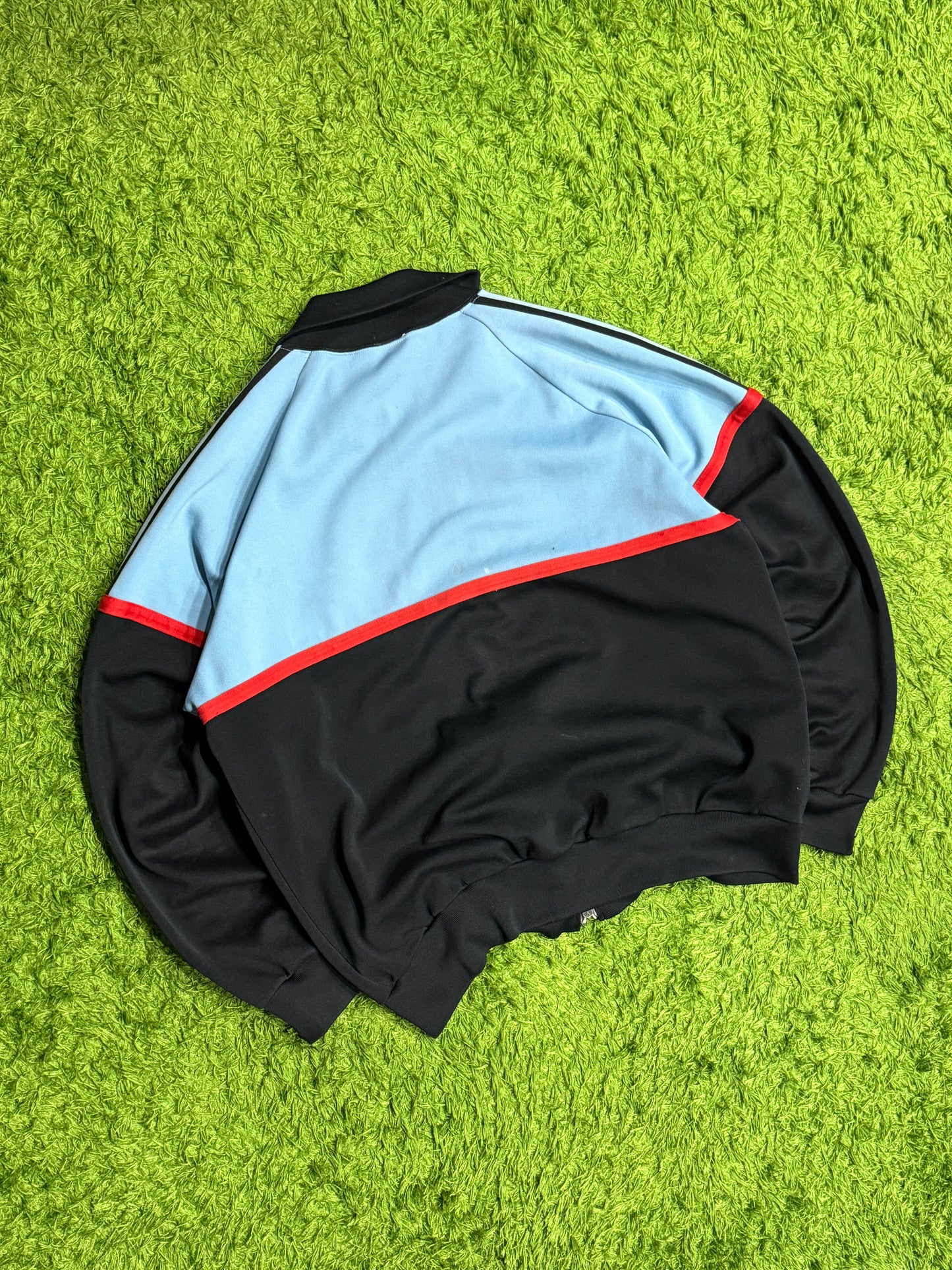 Bluza rozpinana czarno-niebieska Adidas Originals