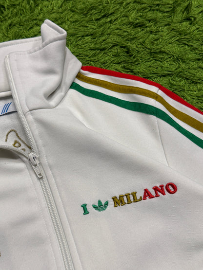 Bluza rozpinana biała Adidas Originals Firebird y2k rare