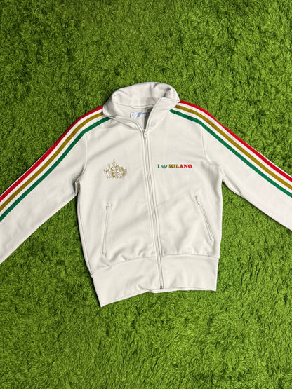 Bluza rozpinana biała Adidas Originals Firebird y2k rare