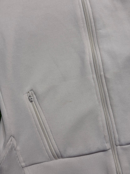 Bluza rozpinana z kapturem biała Adidas Originals Firebird