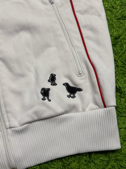 Bluza rozpinana biała Adidas Originals Firebird y2k rare