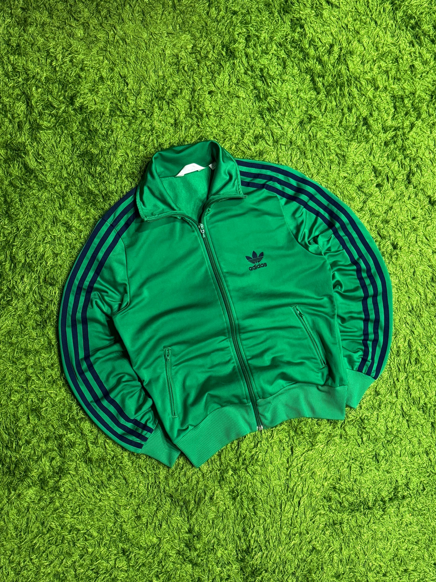 Bluza rozpinana zielona Adidas Originals Firebird