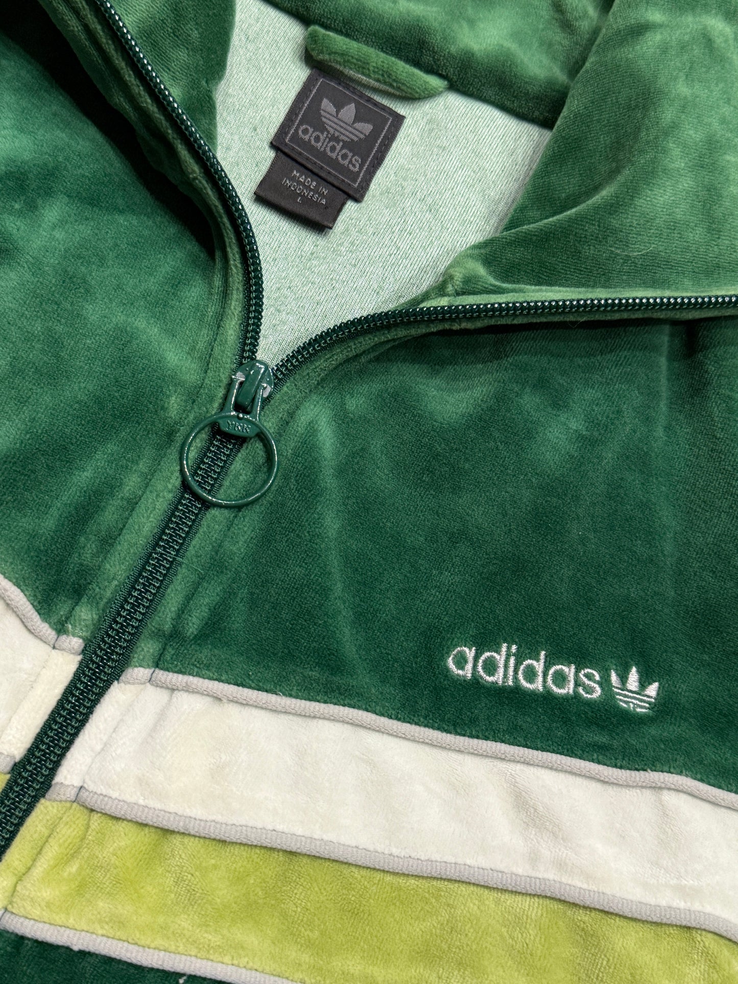 Bluza rozpinana zielona Adidas Originals Firebird