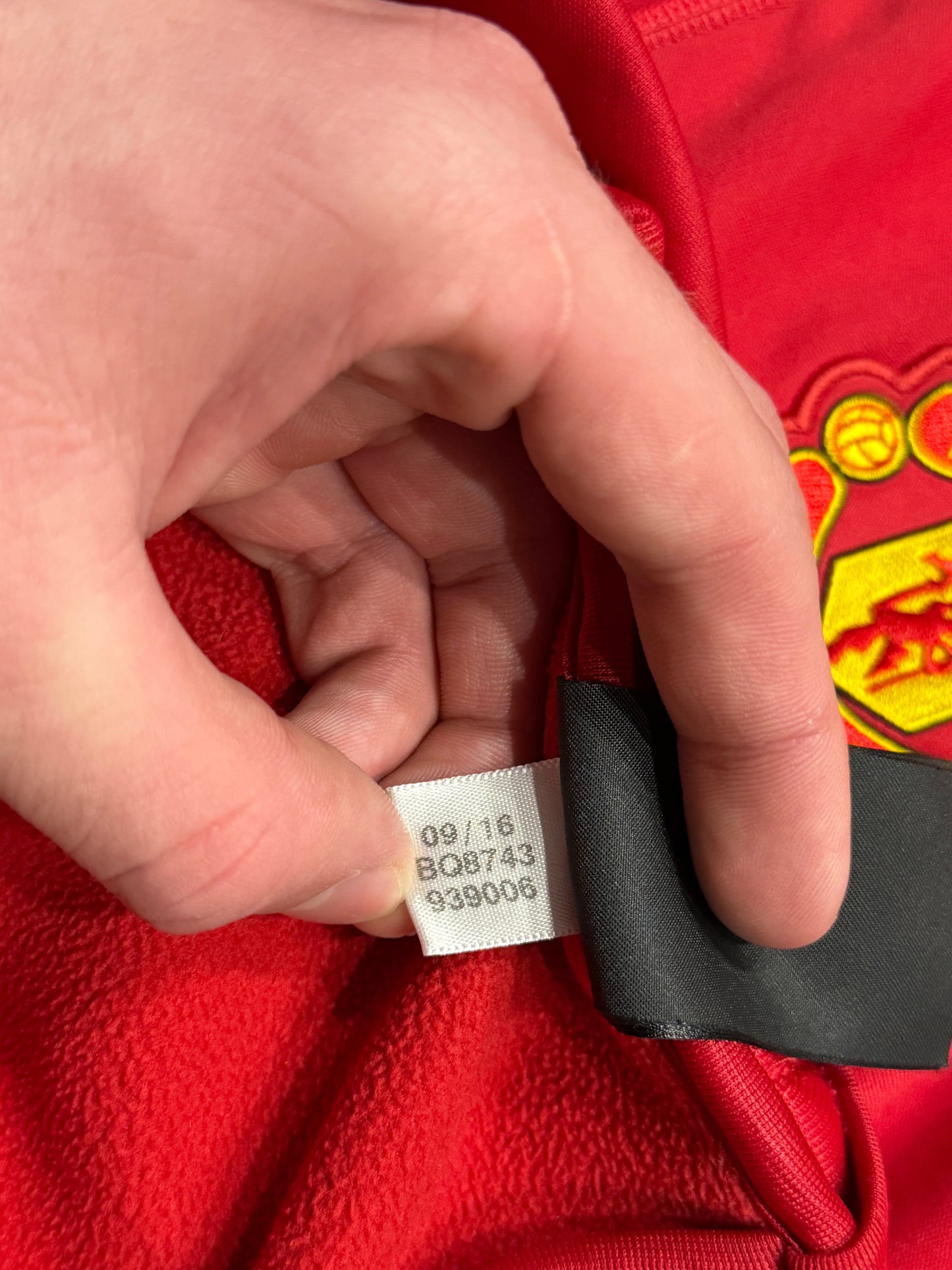 Bluza rozpinana Manchester United adidas zip up hoodie