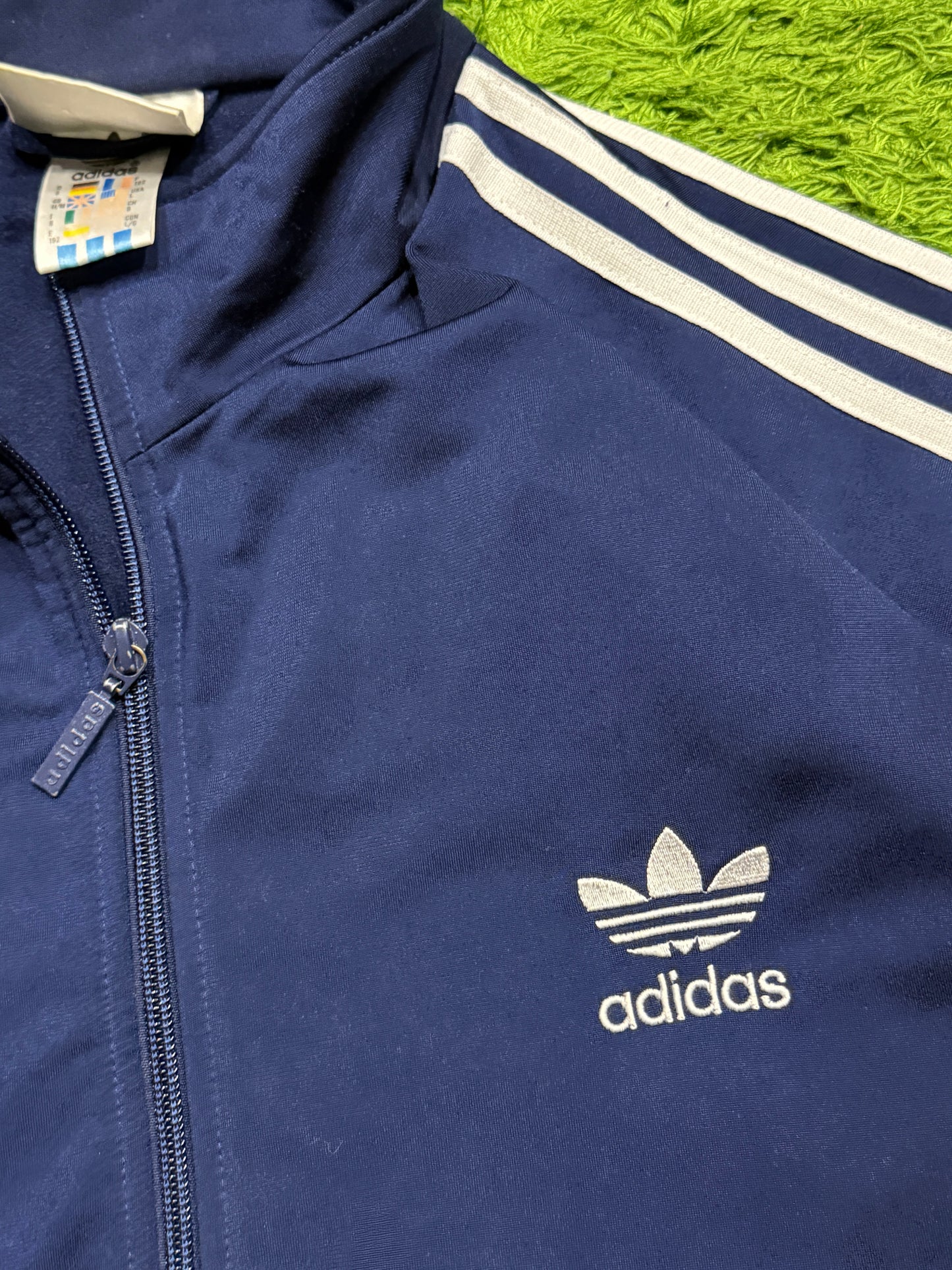 Bluza rozpinana granatowa Adidas Originals Firebird 90s