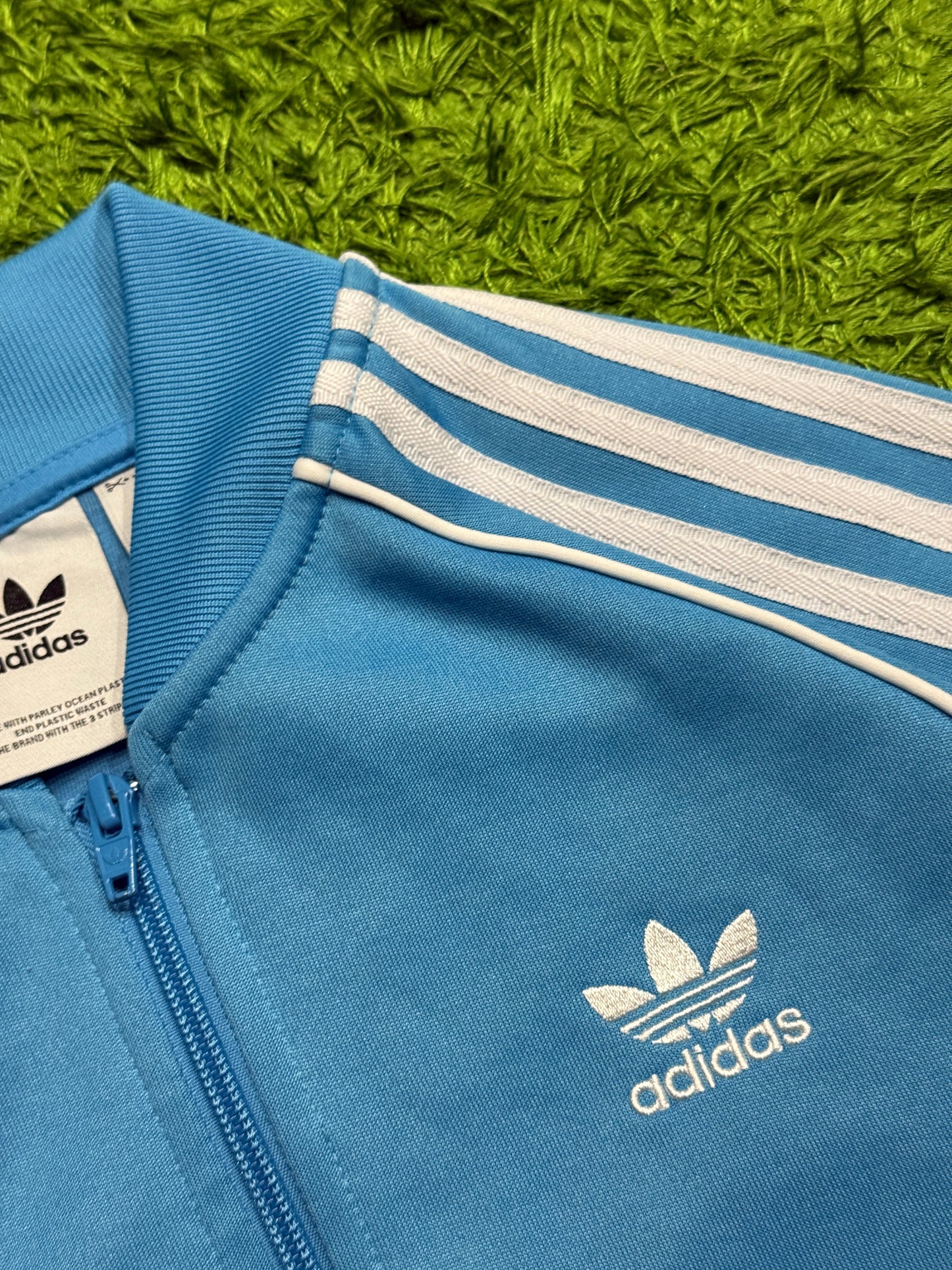 Bluza rozpinana błękitna Adidas Originals Firebird