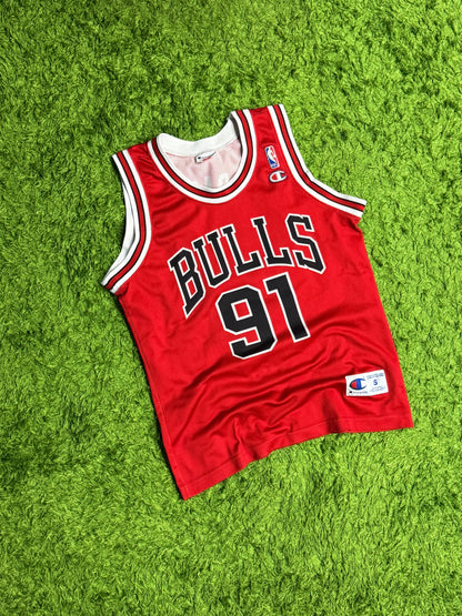 Koszulka koszykarska Chicago Bulls x Champion Dennis Rodman