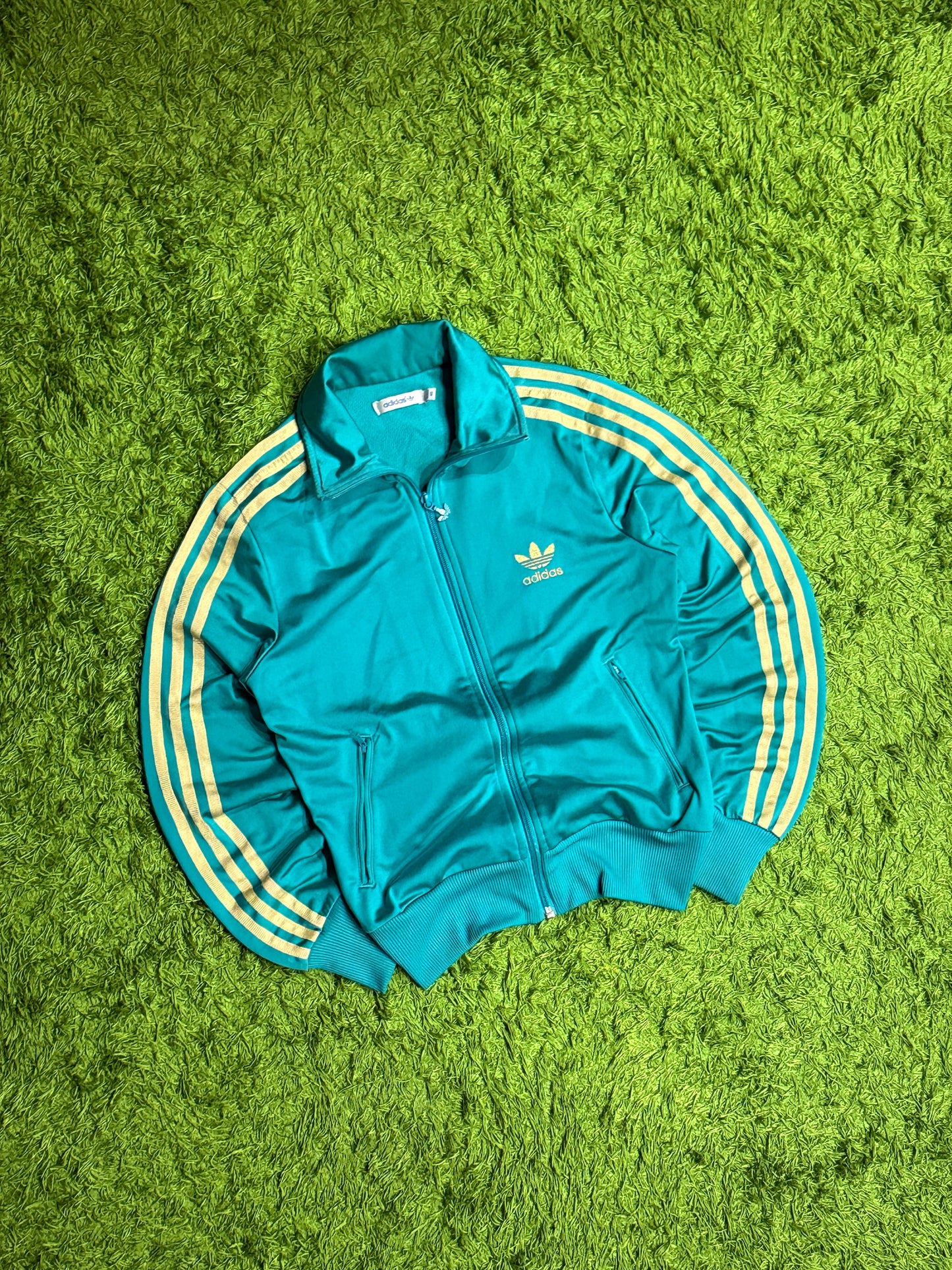 Bluza rozpinana turkusowa Adidas Originals Firebird
