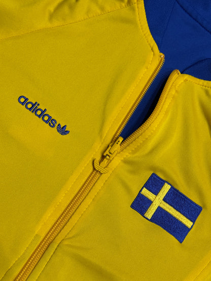 Bluza rozpinana żółta Adidas Originals Firebird rare