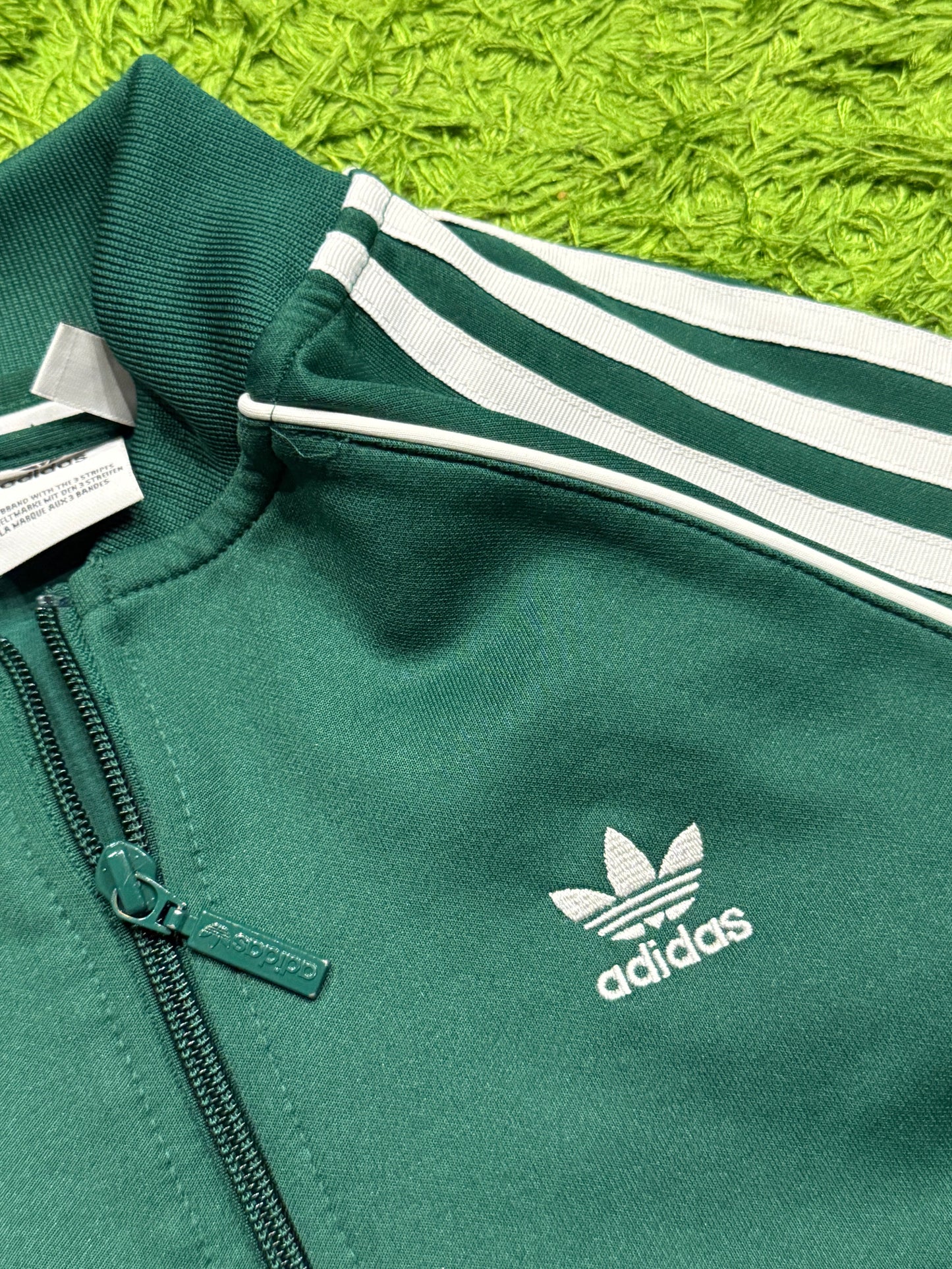 Bluza rozpinana zielona Adidas Originals Firebird