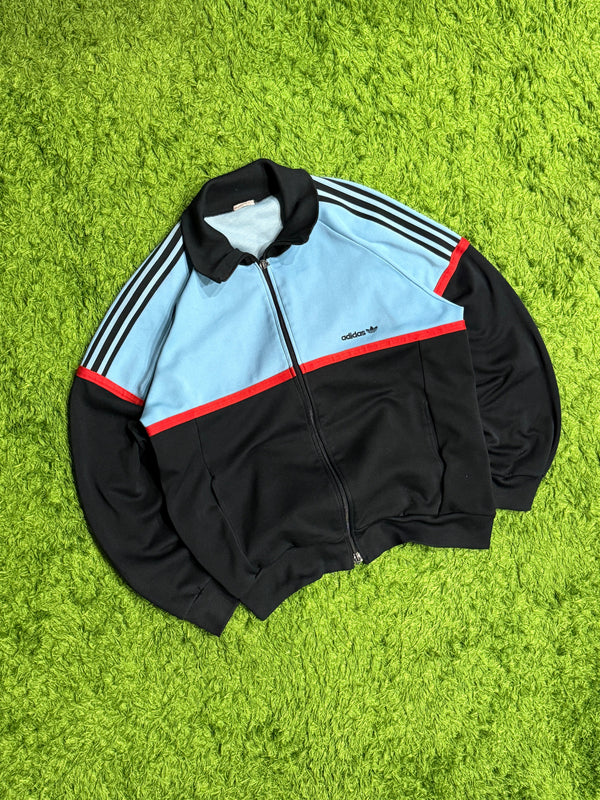 Bluza rozpinana czarno-niebieska Adidas Originals