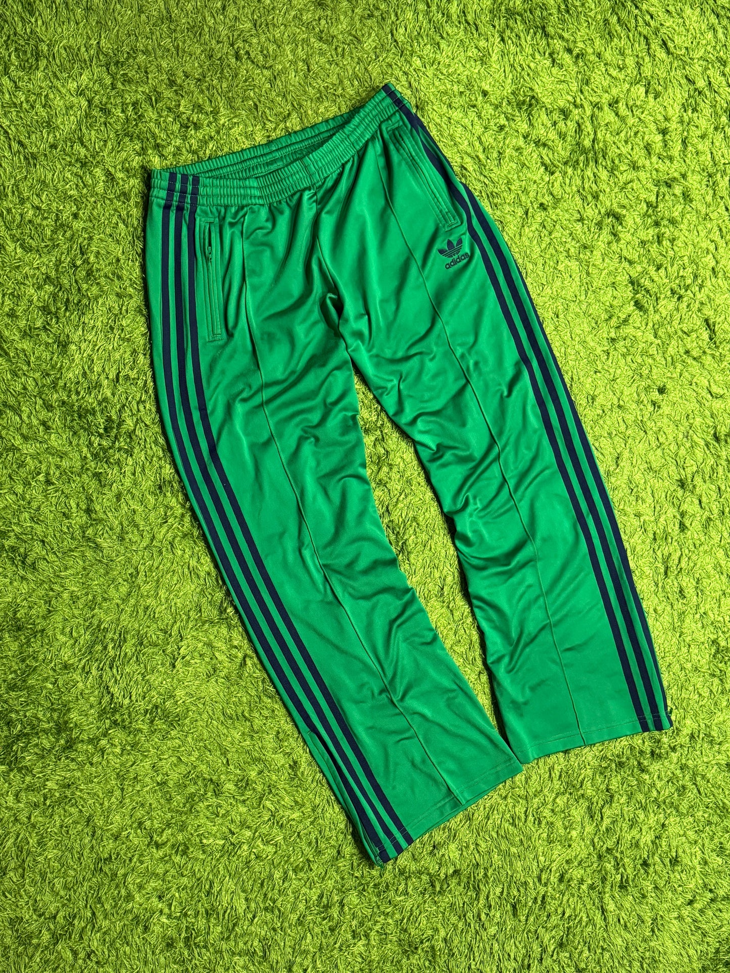 Spodnie dresowe zielone Adidas Originals Firebird