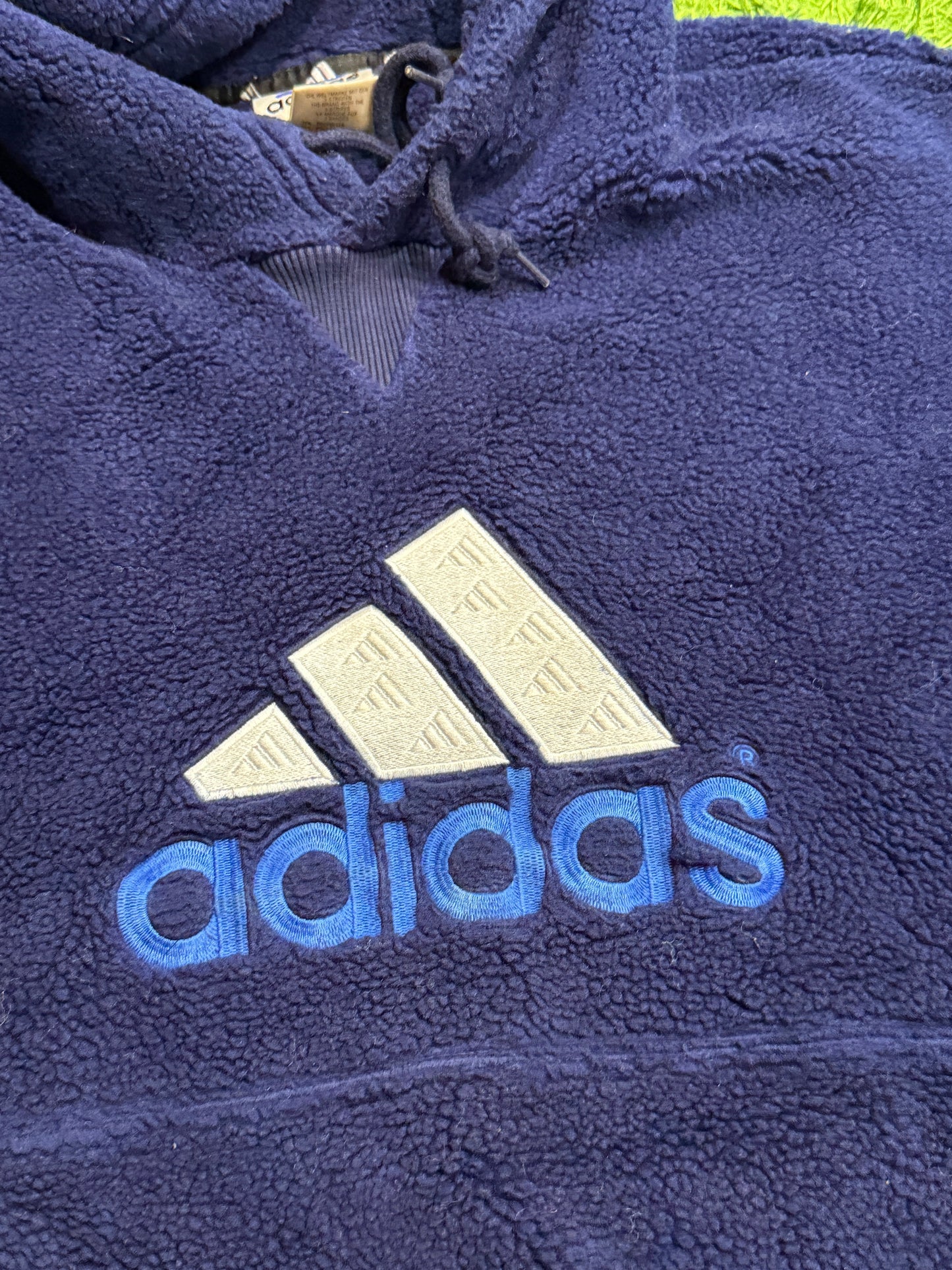 Polar z kapturem Adidas Equipment granatowy