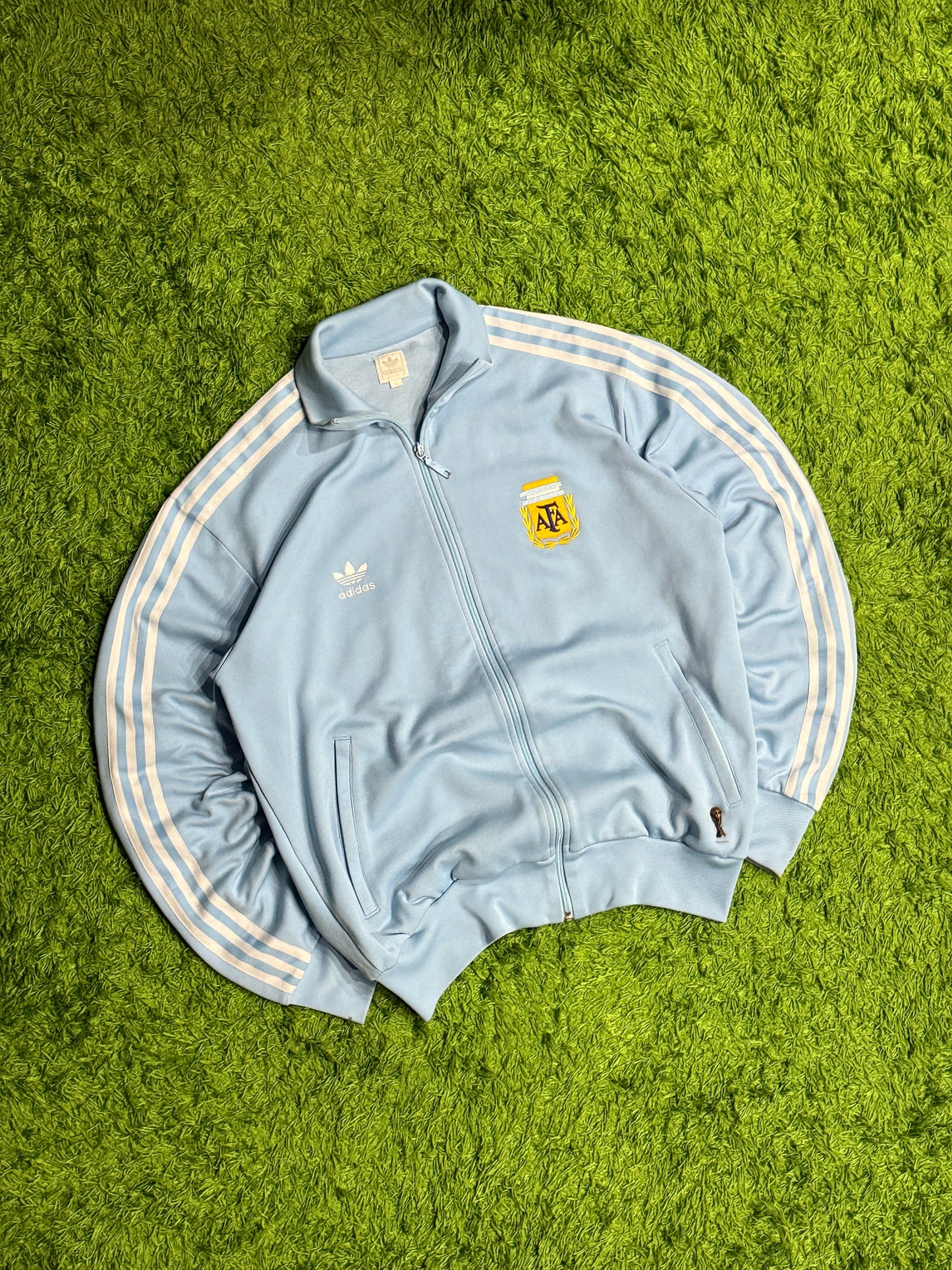 Bluza rozpinana błękitna Adidas Originals Firebird y2k rare