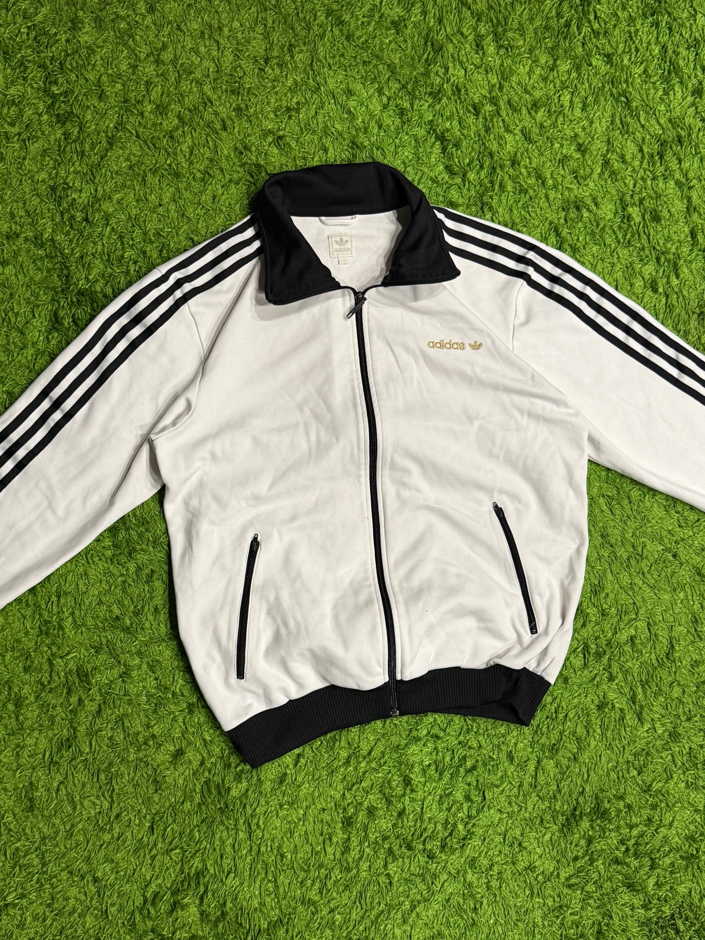 Bluza rozpinana biała Adidas Originals Firebird