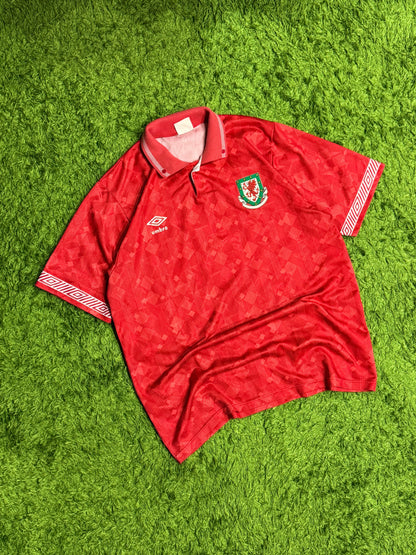 Koszulka piłkarska Umbro x Walia 1990/1992 retro vintage