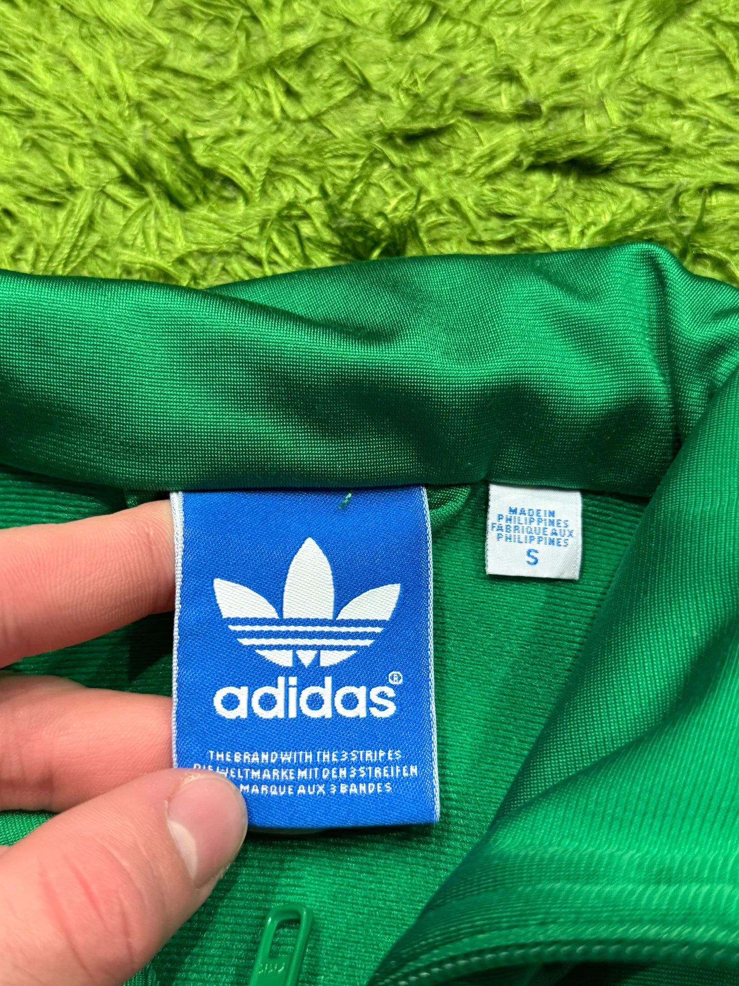 Bluza rozpinana zielona Adidas Originals Firebird