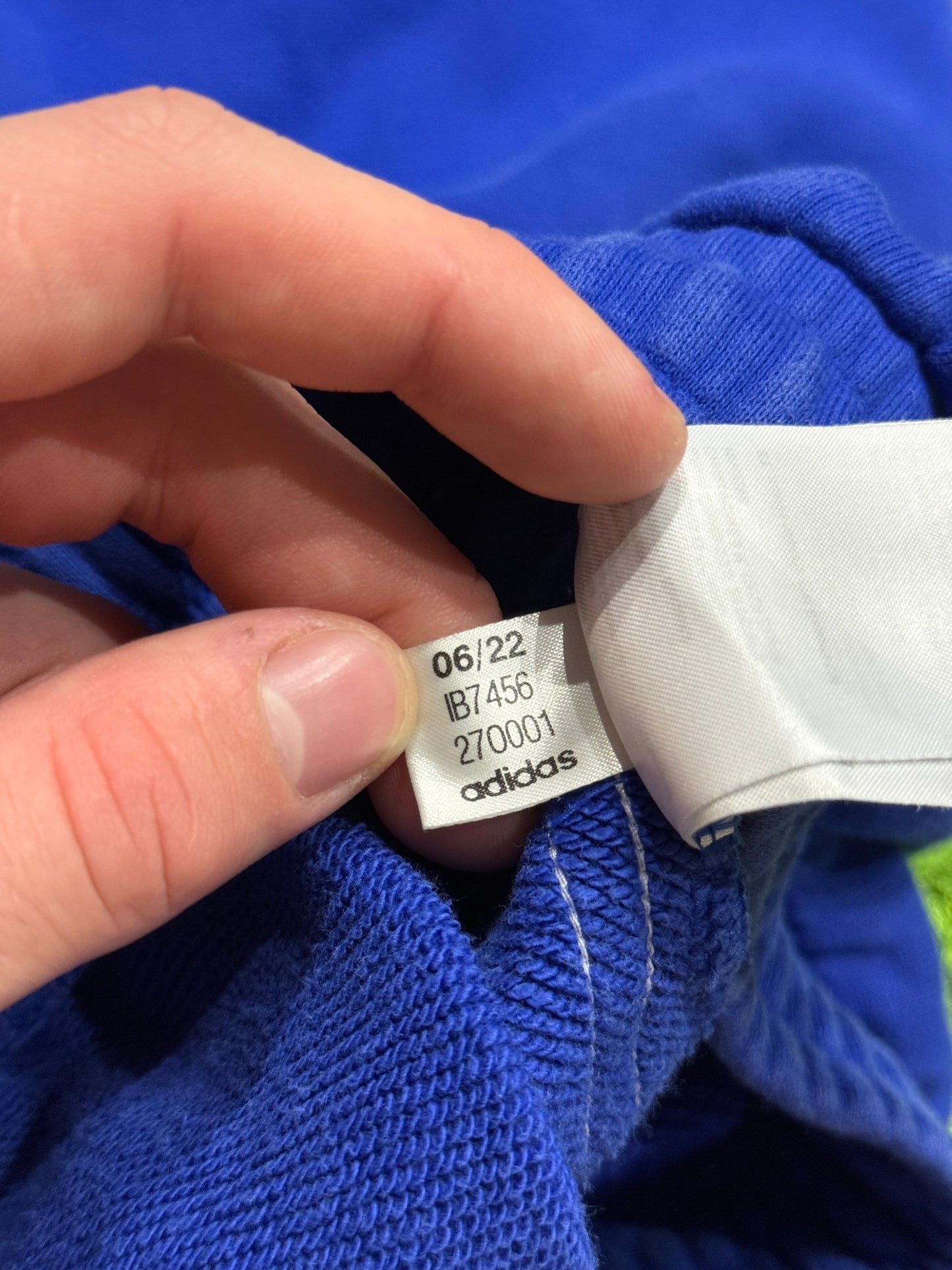 Spodnie dresowe niebieskie Adidas Originals sweatpants
