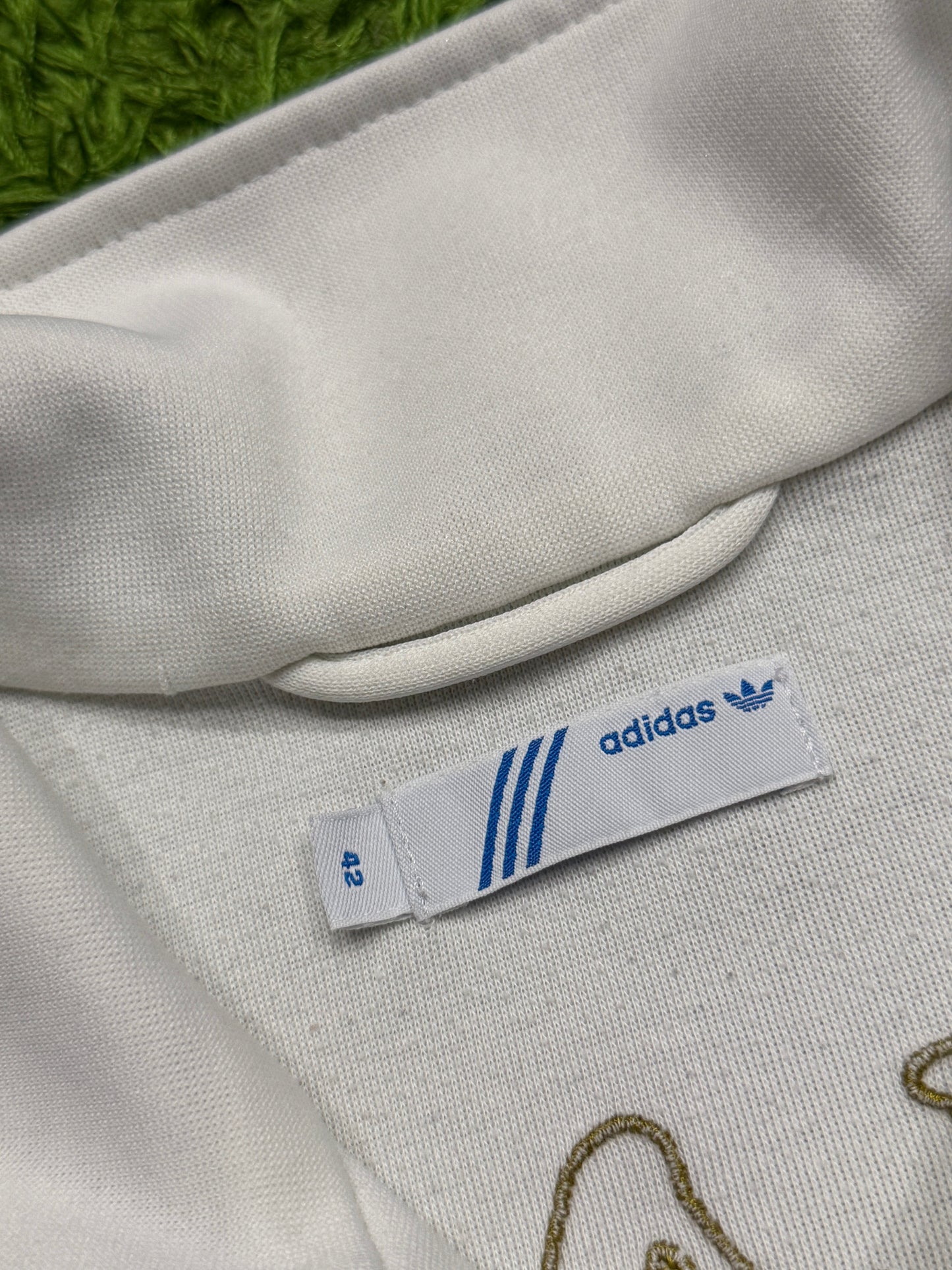 Bluza rozpinana biała Adidas Originals Firebird y2k rare