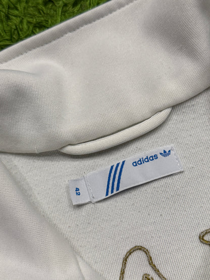 Bluza rozpinana biała Adidas Originals Firebird y2k rare