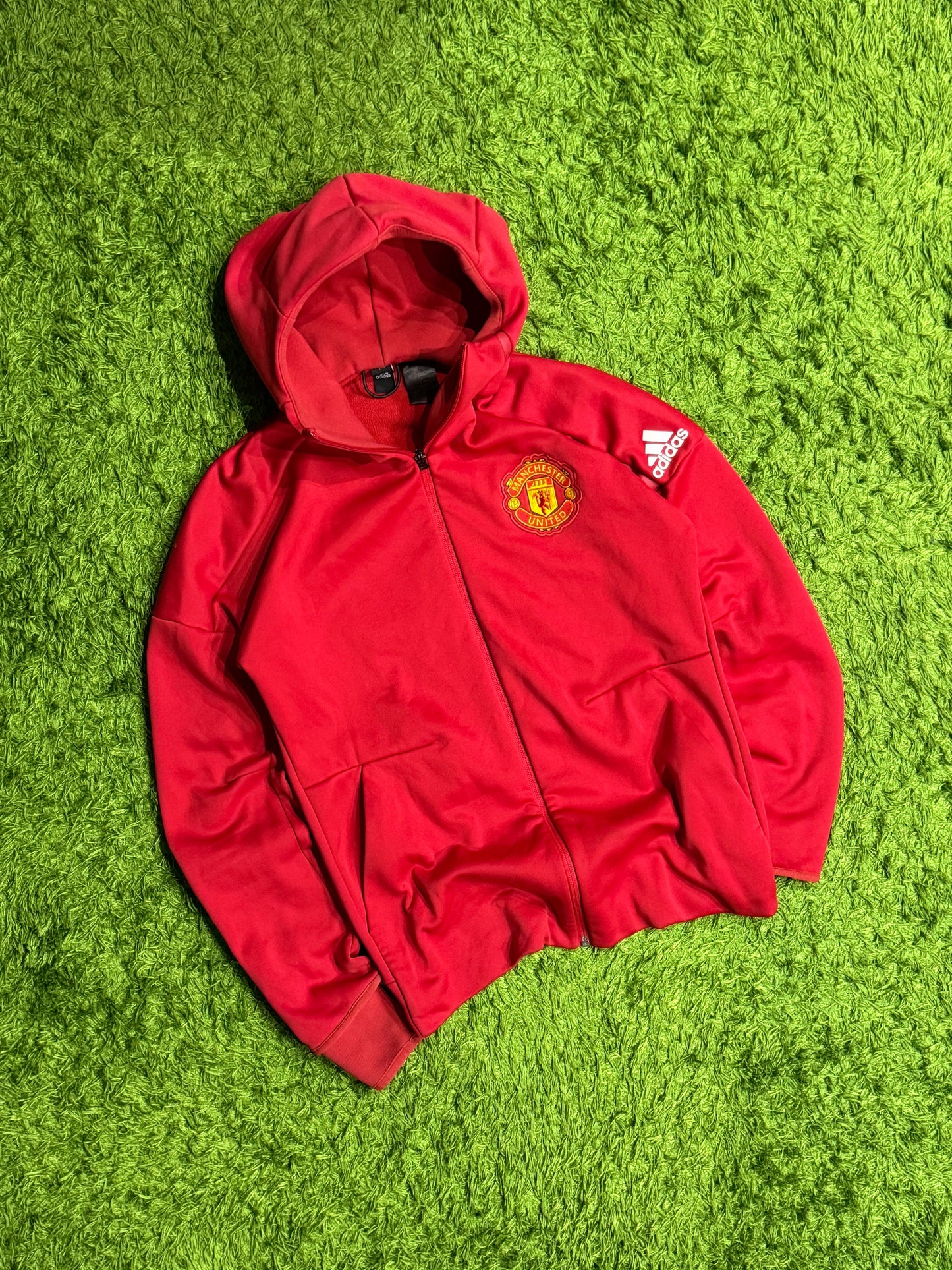 Bluza rozpinana Manchester United adidas zip up hoodie