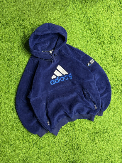 Polar z kapturem Adidas Equipment granatowy
