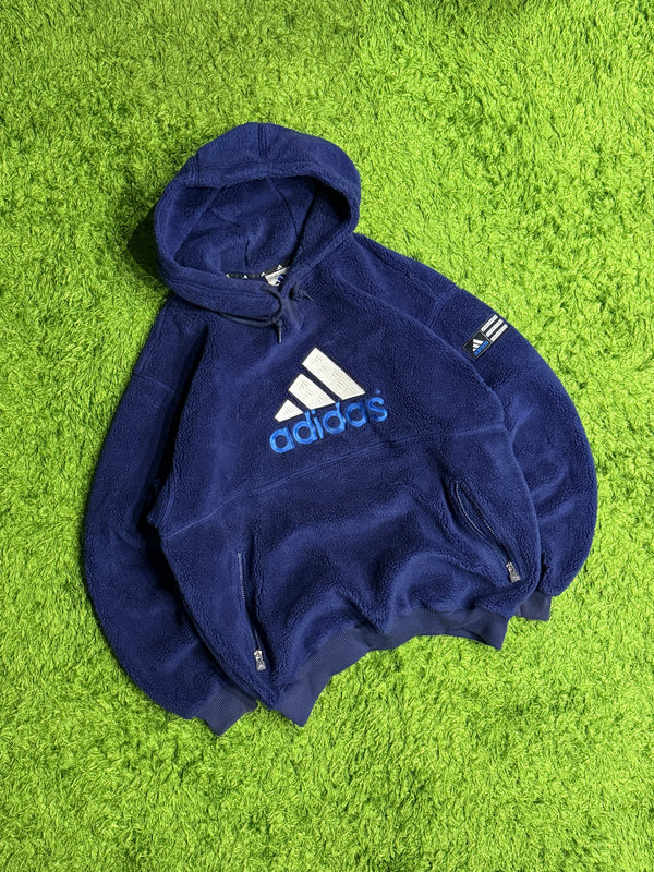 Polar z kapturem Adidas Equipment granatowy