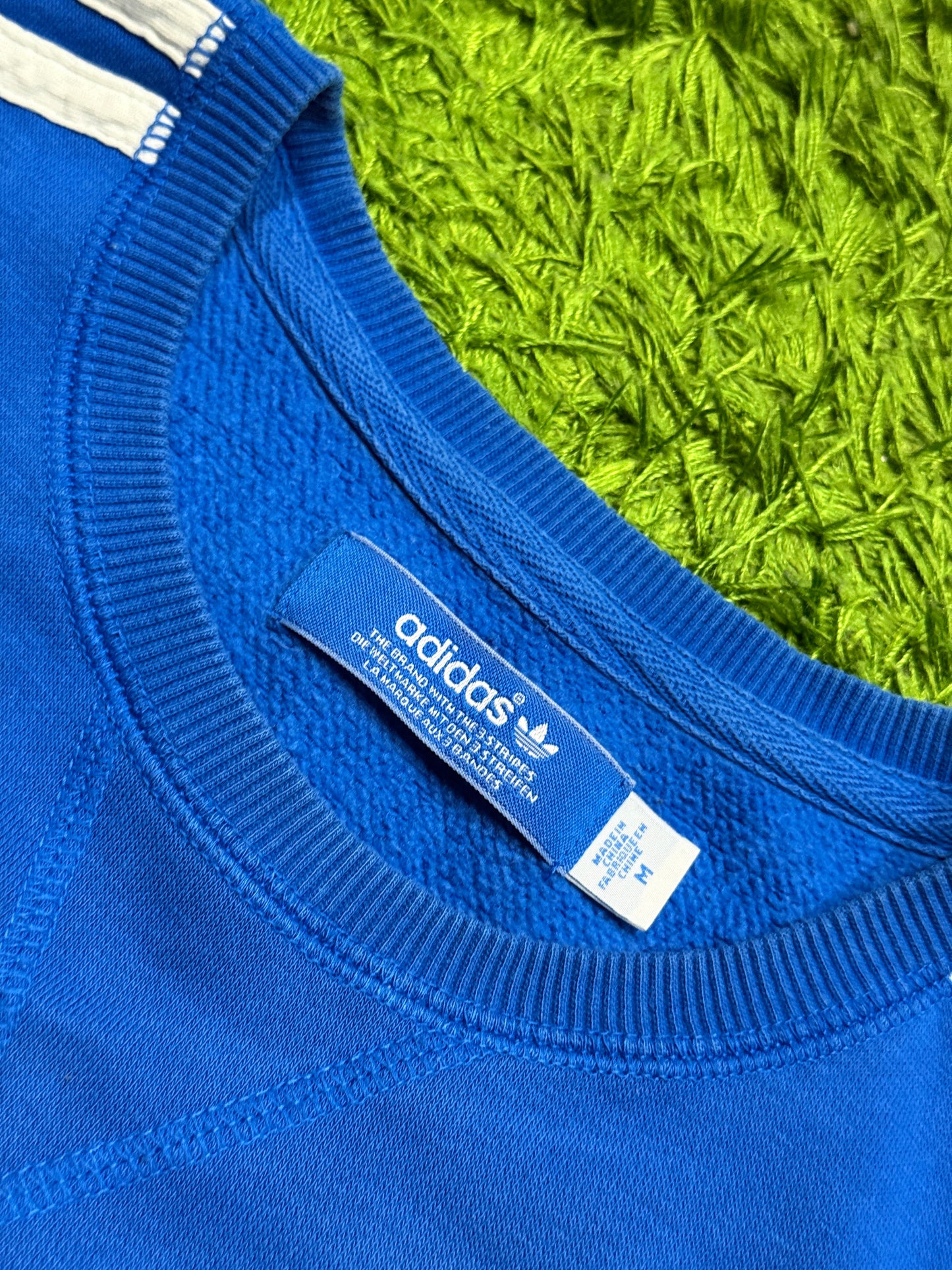 Bluza niebieska Adidas Originals crewneck