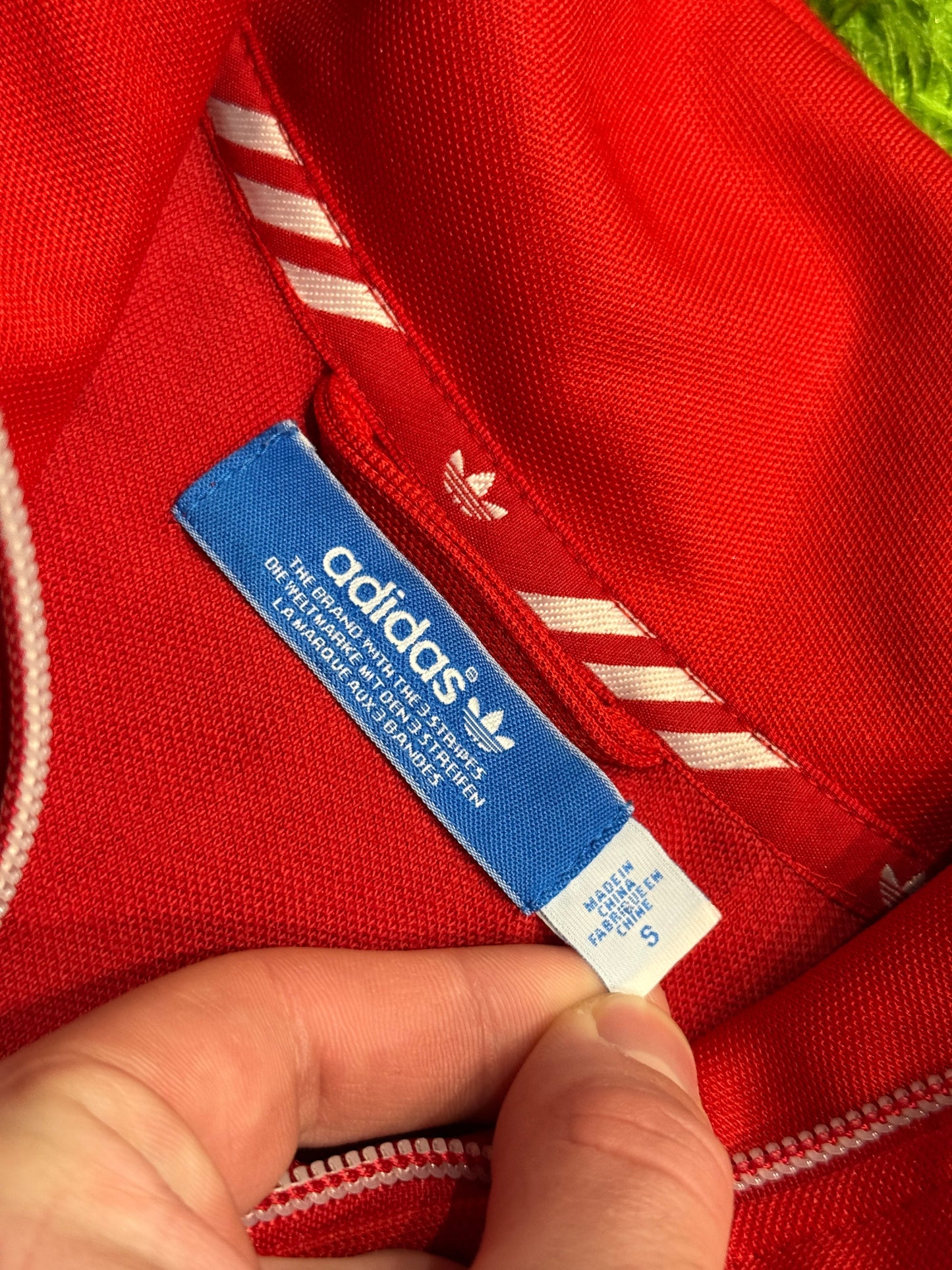 Bluza rozpinana czerwona Adidas Originals Firebird