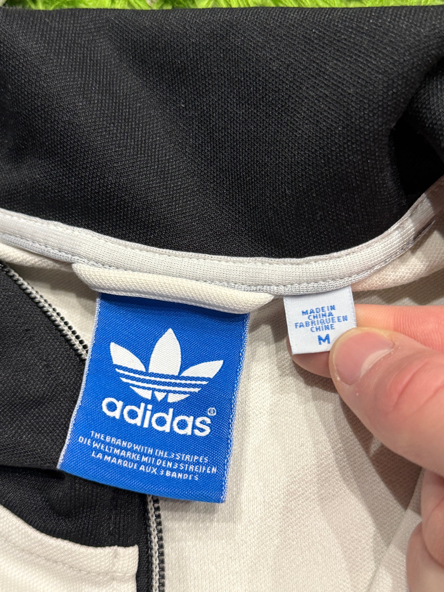 Bluza rozpinana biała Adidas Originals Firebird