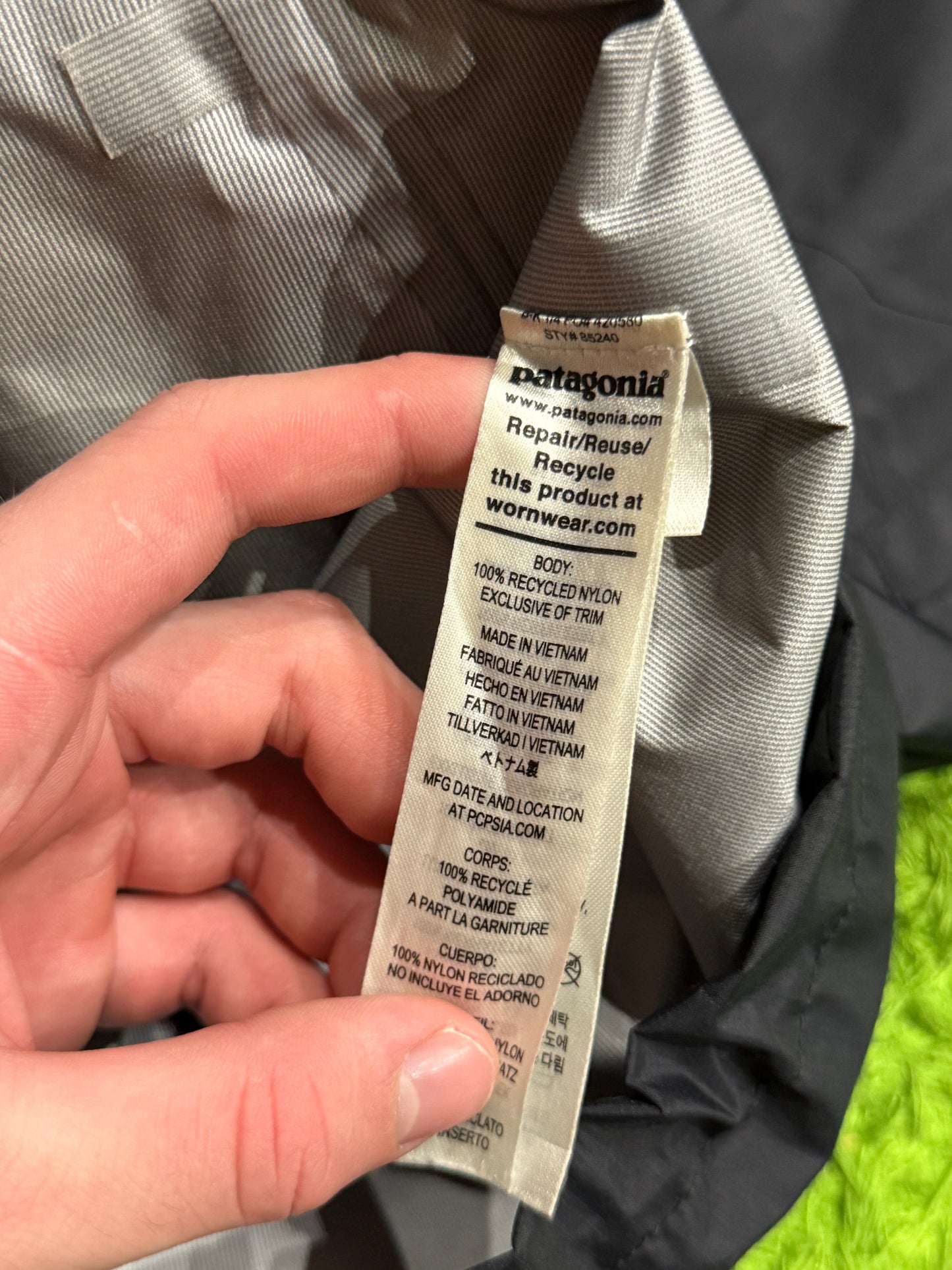 Kurtka przeciwdeszczowa Patagonia outdoor jacket