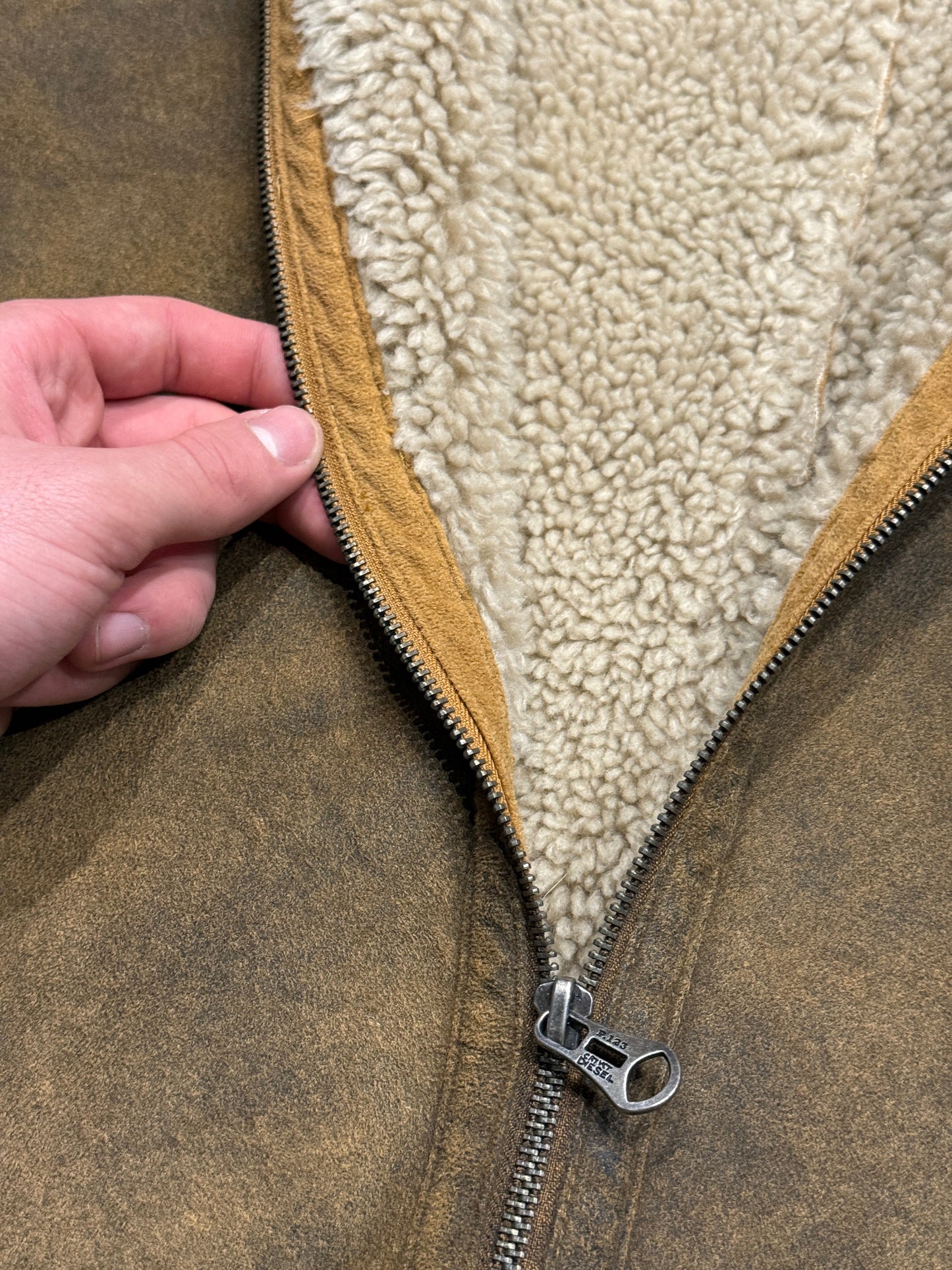 Kurtka Diesel sherpa y2k