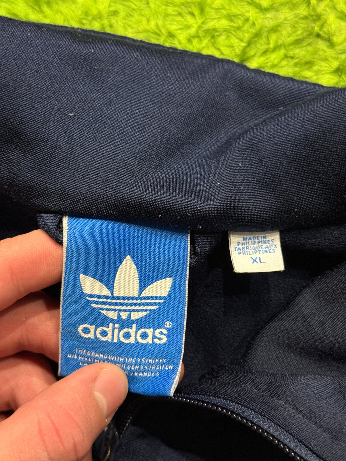 Bluza rozpinana granatowa Adidas Originals Firebird