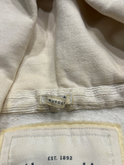 Bluza beżowa Abercrombie & Fitch y2k hoodie