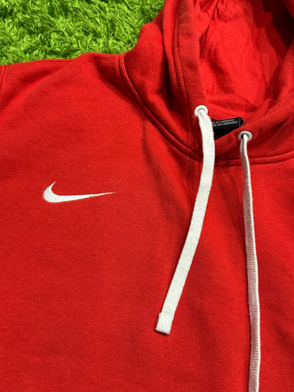 Bluza czerwona basic Nike hoodie