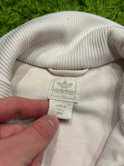 Bluza rozpinana biała Adidas Originals Firebird y2k rare