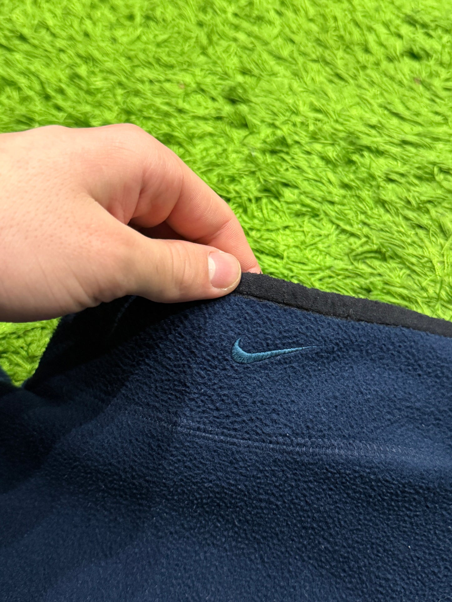Polar granatowy 1/4 zip Nike vintage