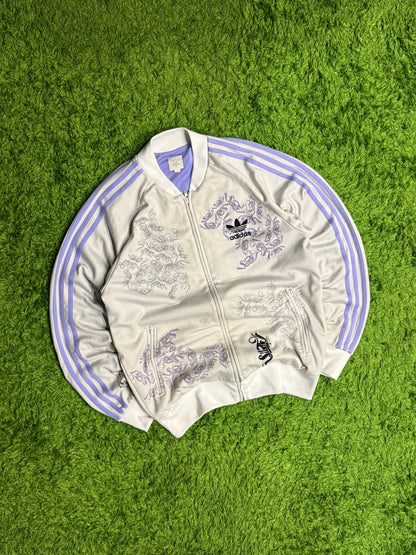 Bluza rozpinana biała Adidas Originals Firebird