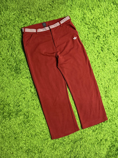 Spodnie bordowe Adidas Originals Firebird sweatpants
