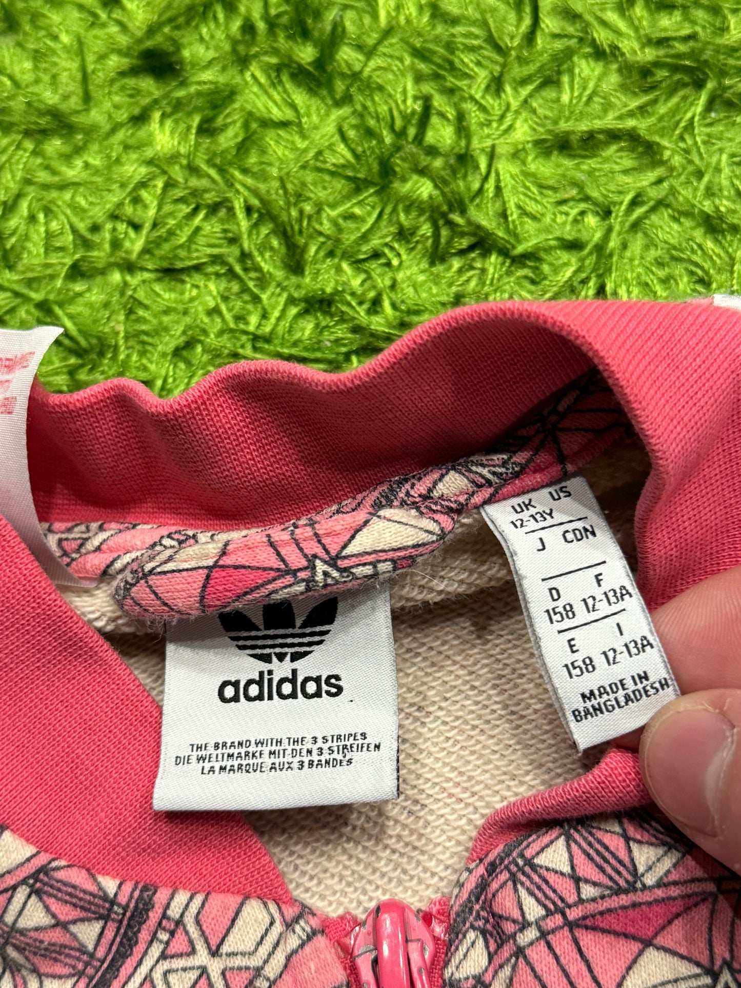 Bluza rozpinana różowa Adidas Originals Firebird