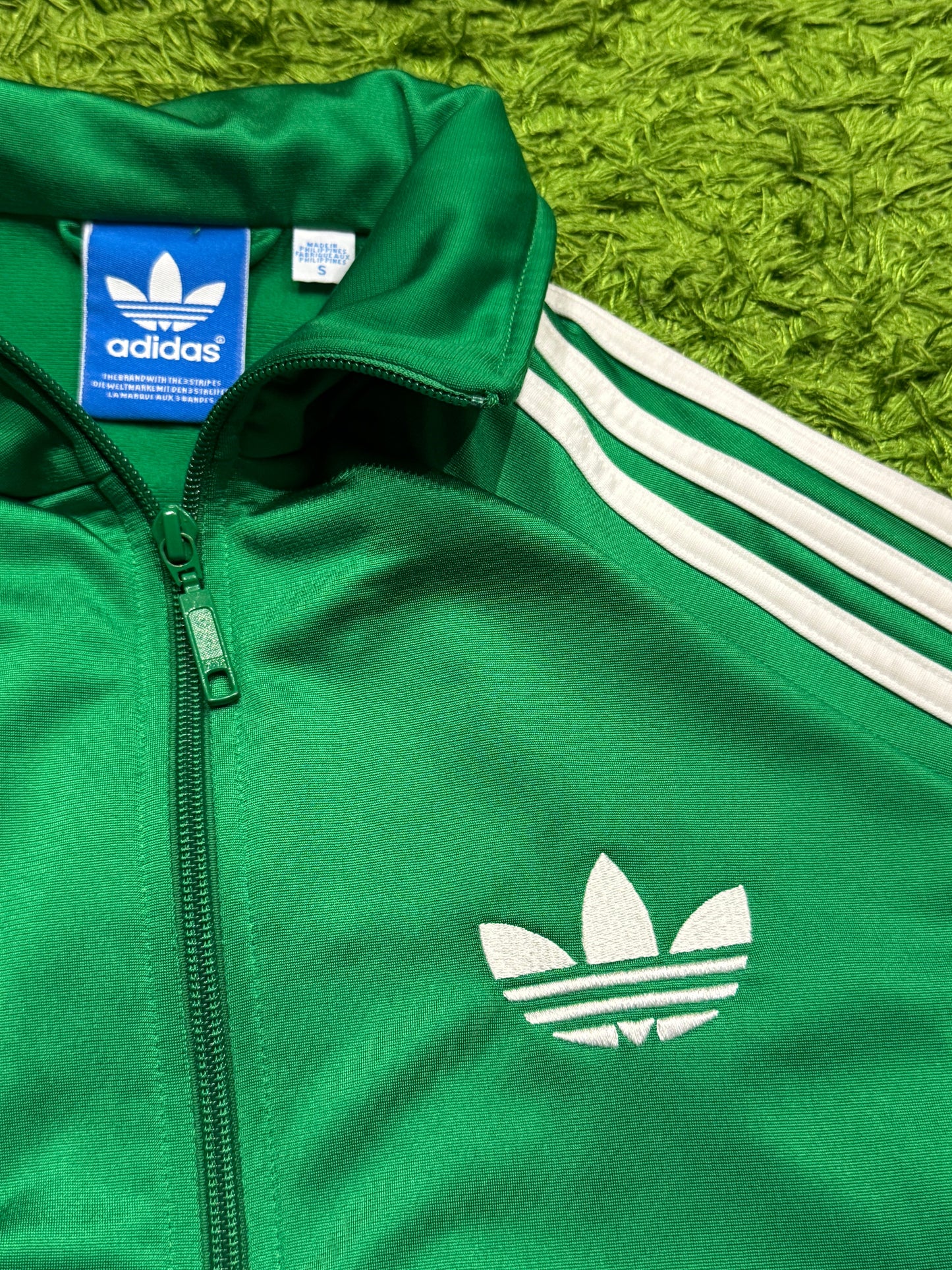 Bluza rozpinana zielona Adidas Originals Firebird
