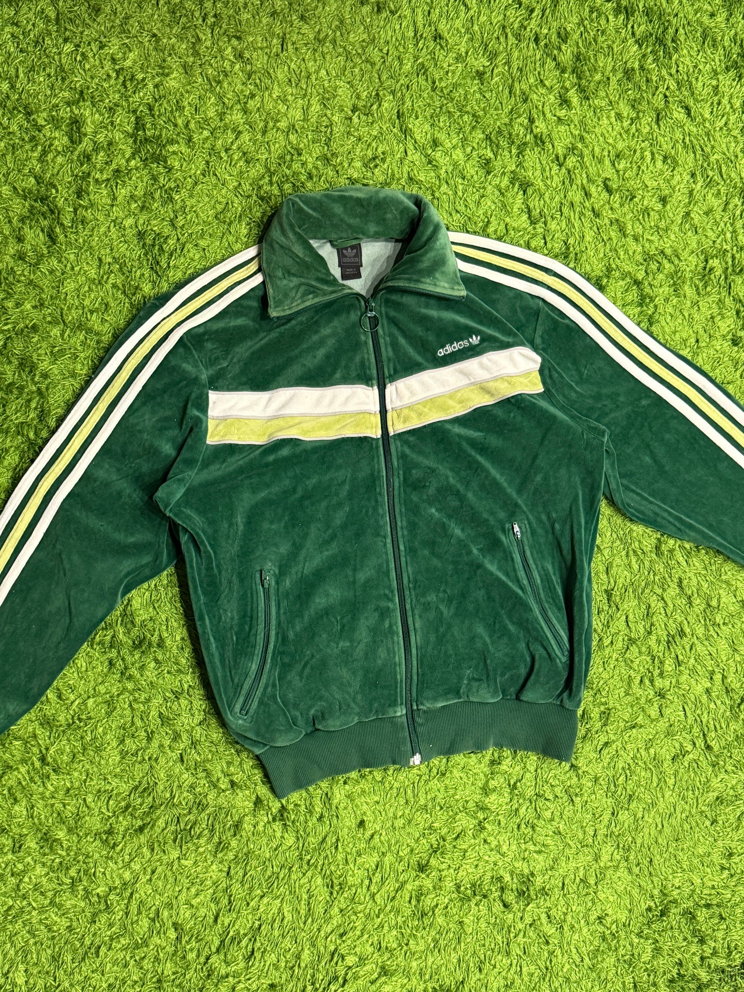 Bluza rozpinana zielona Adidas Originals Firebird