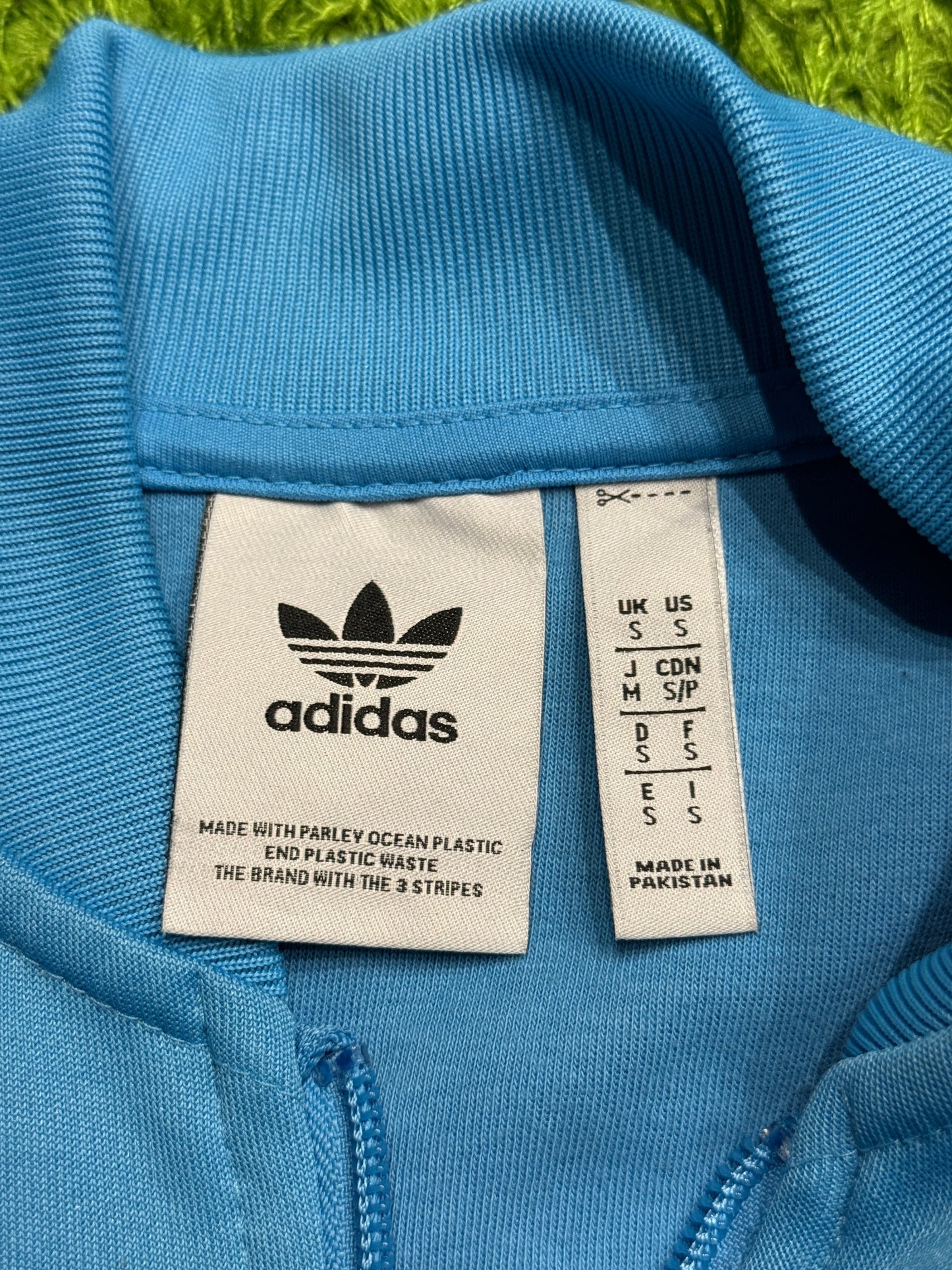 Bluza rozpinana błękitna Adidas Originals Firebird