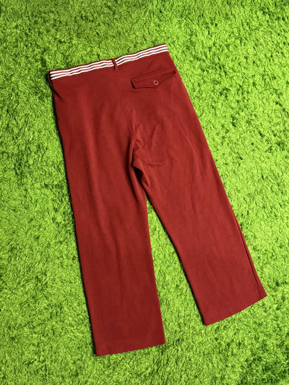 Spodnie bordowe Adidas Originals Firebird sweatpants