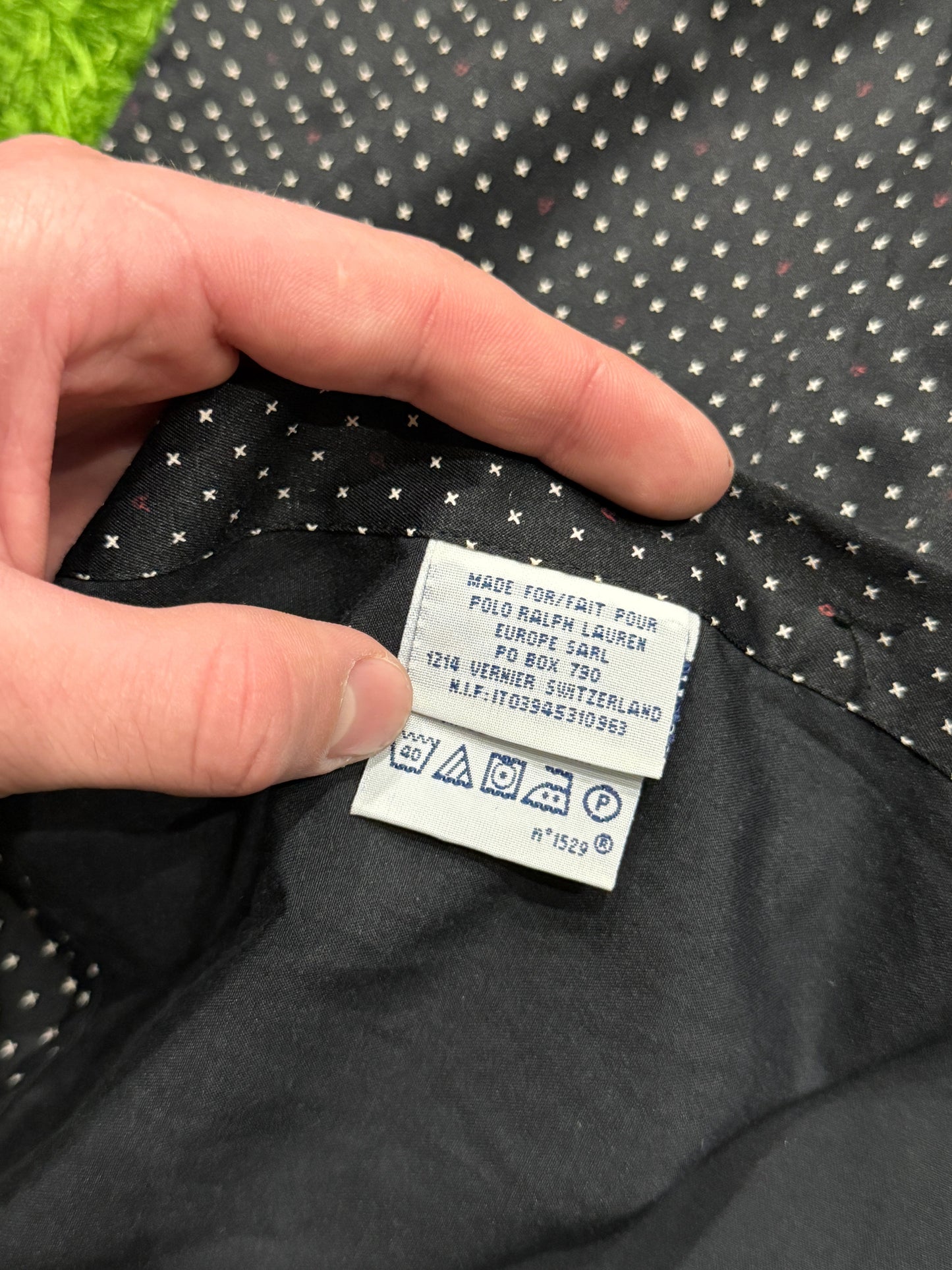 Koszula czarna w gwiazdki Ralph Lauren Polo
